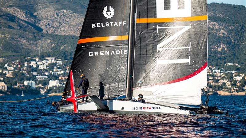 INEOS Britannia  -   LEQ12 - January 10, 2023 - Badia de Palma - Mallorca photo copyright Ugo Fonolla / America's Cup taken at Royal Yacht Squadron and featuring the AC40 class