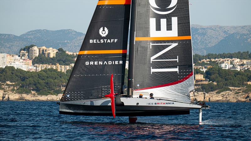 INEOS Britannia  -   LEQ12 - January 11, 2023 - Badia de Palma - Mallorca photo copyright Ugo Fonolla / America's Cup taken at Royal Yacht Squadron and featuring the AC40 class