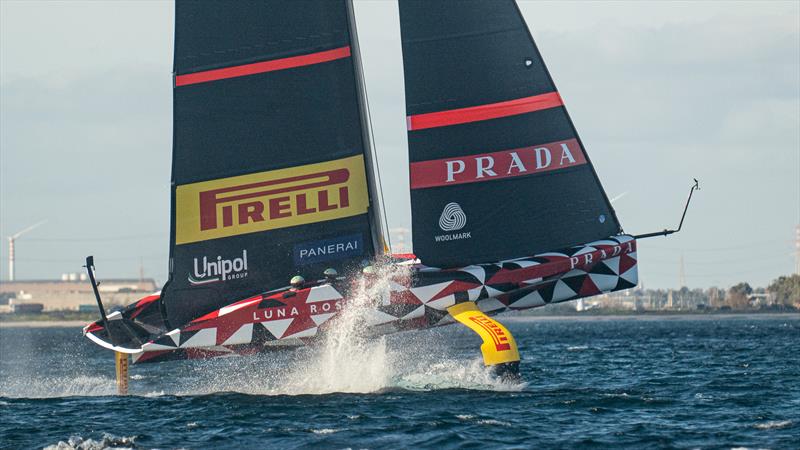 Luna Rossa Prada Pirelli -   LEQ12 - January 11, 2023 - Cagliari photo copyright Ivo Rovira / America'sCup taken at Circolo della Vela Sicilia and featuring the AC40 class