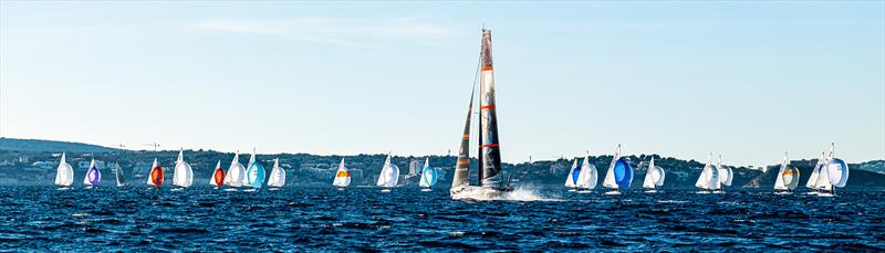 INEOS Britannia  -   LEQ12 - January 14, 2023 - Badia de Palma - Mallorca photo copyright Ugo Fonolla / America's Cup taken at Royal Yacht Squadron and featuring the AC40 class