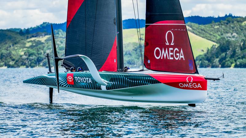 Emirates Team NZ -  AC40-1|LEQ12 - January 18, 2023 - Hauraki Gulf - photo © Adam Mustill / America's Cup