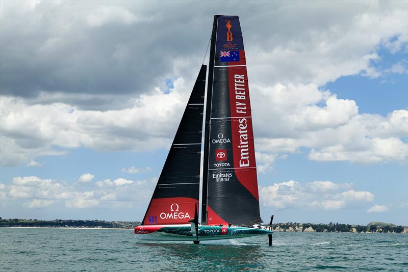 Emirates Team NZ -  AC40-1|LEQ12 - January 18, 2023 - Hauraki Gulf - photo © Adam Mustill / America's Cup