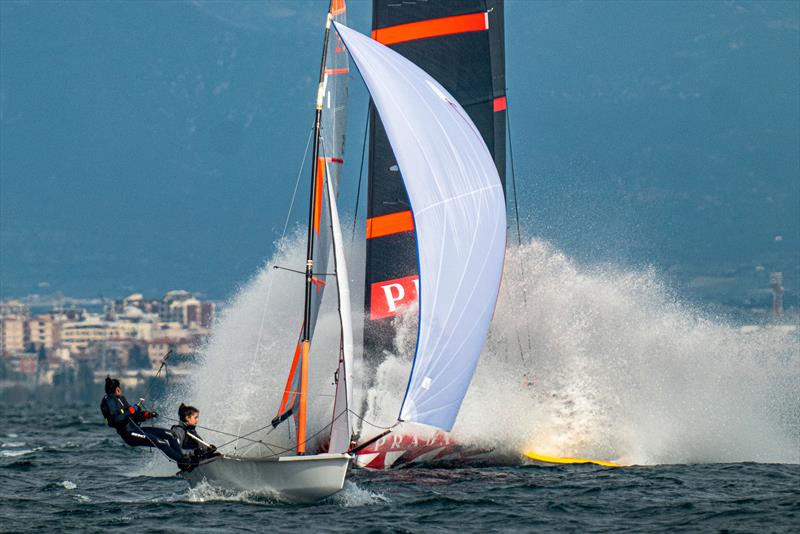 Luna Rossa Prada Pirelli -   LEQ12 - January 22, 2023 - Cagliari photo copyright Ivo Rovira / America'sCup taken at Circolo della Vela Sicilia and featuring the AC40 class