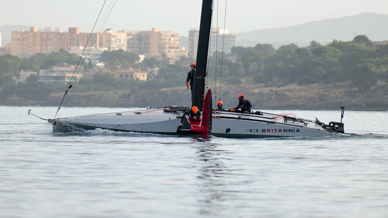 INEOS Britannia  -   LEQ12 - January 26, 2023 - Badia de Palma - Mallorca photo copyright Ugo Fonolla / America's Cup taken at Royal Yacht Squadron and featuring the AC40 class