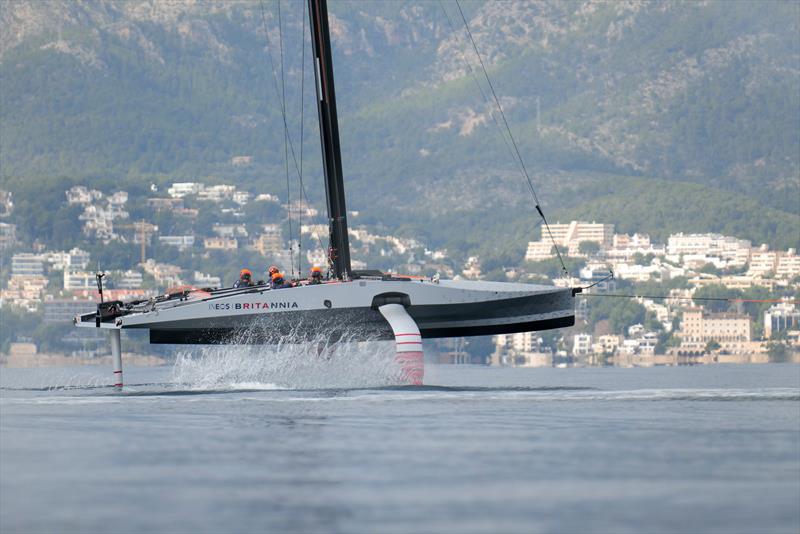 INEOS Britannia  -   LEQ12 - January 26, 2023 - Badia de Palma - Mallorca photo copyright Ugo Fonolla / America's Cup taken at Royal Yacht Squadron and featuring the AC40 class