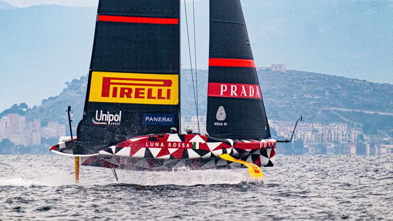 Luna Rossa Prada Pirelli -   LEQ12 - January 26, 2023 - Cagliari photo copyright Ivo Rovira / America'sCup taken at Yacht Club Cagliari and featuring the AC40 class