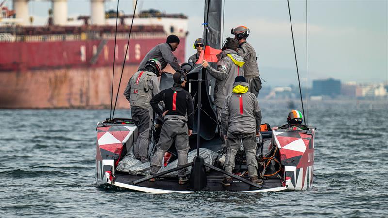 37th America's Cup Luna Rossa Prada Pirelli Team Luna Rossa Prototype LEQ12 photo copyright Ivo Rovira / America'sCup taken at Circolo della Vela Sicilia and featuring the AC40 class