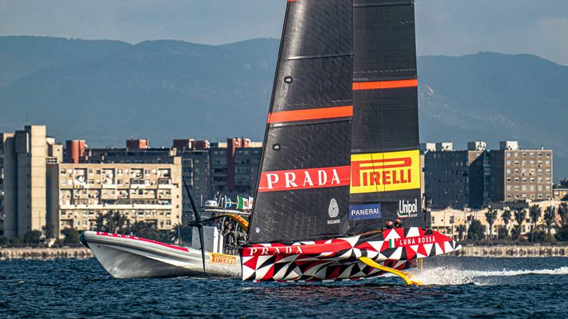 37th America's Cup Luna Rossa Prada Pirelli Team Luna Rossa Prototype LEQ12 photo copyright Ivo Rovira / America'sCup taken at Circolo della Vela Sicilia and featuring the AC40 class