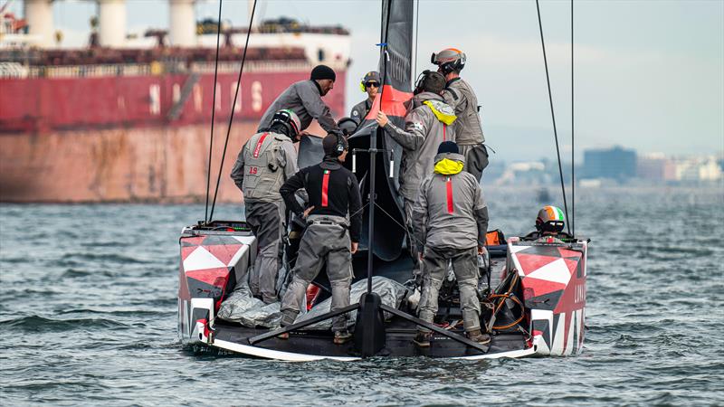 37th America's Cup Luna Rossa Prada Pirelli Team Luna Rossa Prototype LEQ12 photo copyright Ivo Rovira / America'sCup taken at Circolo della Vela Sicilia and featuring the AC40 class