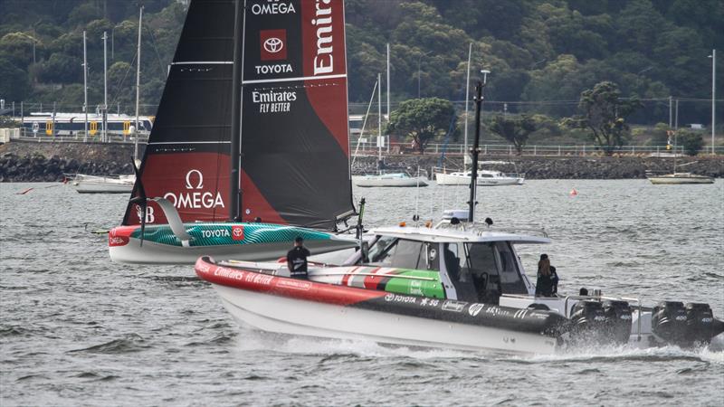 Emirates Team NZ's  AC40/LEQ12 - February 2, 2023 - photo © Richard Gladwell - Sail-World.com / nz