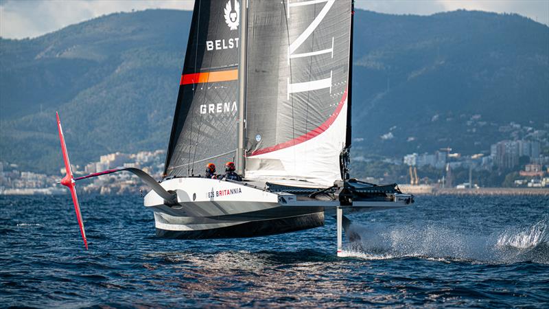 INEOS Britannia - LEQ12 - February 1, 2023 - Badia de Palma - Mallorca - photo © Ugo Fonolla / America's Cup