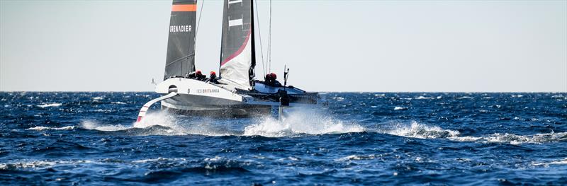 INEOS Britannia  -   LEQ12 - February 2, 2023 - Badia de Palma - Mallorca photo copyright Ugo Fonolla / America's Cup taken at Royal Yacht Squadron and featuring the AC40 class