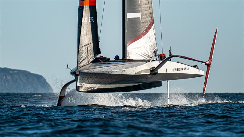 INEOS Britannia  -   LEQ12 - February 1, 2023 - Badia de Palma - Mallorca photo copyright Ugo Fonolla / America's Cup taken at Royal Yacht Squadron and featuring the AC40 class