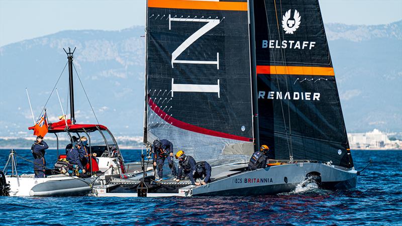 INEOS Britannia  -   LEQ12 - February 3, 2023 - Badia de Palma - Mallorca - photo © Ugo Fonolla / America's Cup