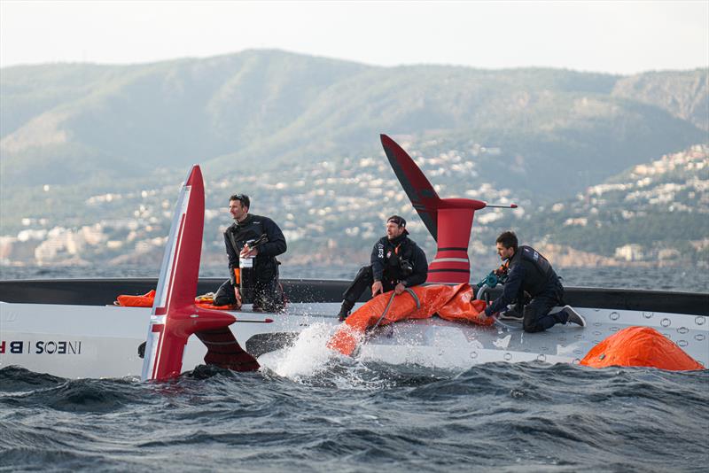 INEOS Britannia - LEQ12 - February 8, 2023 - Mallorca - photo © Ugo Fonolla / America's Cup