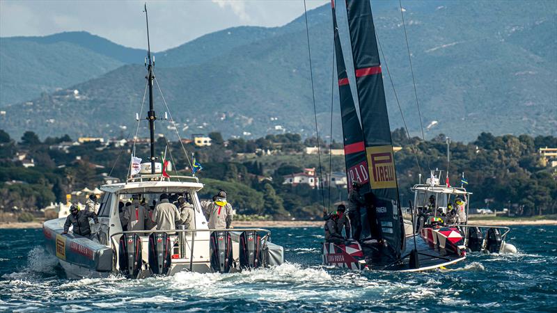 Luna Rossa Prada Pirelli -  LEQ12 - February 9, 2023 - Cagliari - photo © Ivo Rovira / America'sCup