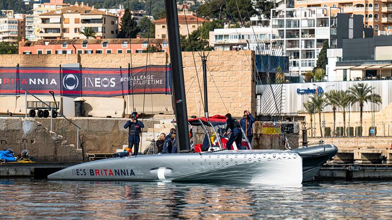 INEOS Britannia - AC40 - Day 2 -  Day 27, February 15, 2023 - photo © Ugo Fonolla / America's Cup