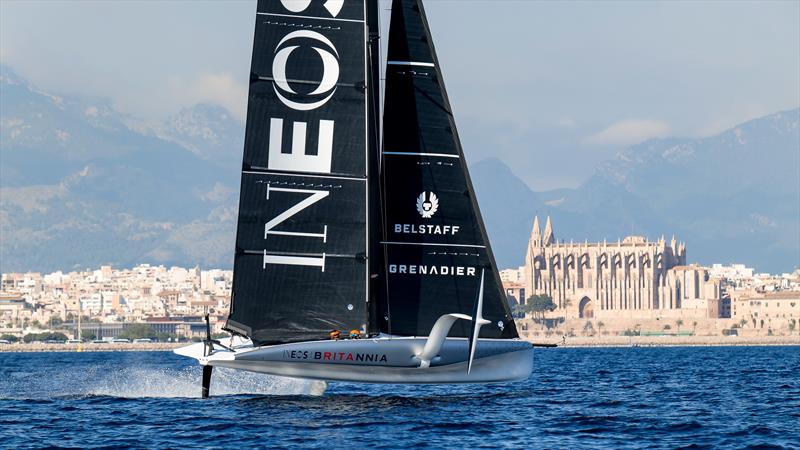 INEOS Britannia - AC40 - Day 4 -  Day 28, February 17, 2023 photo copyright Ugo Fonolla / America's Cup taken at Royal Yacht Squadron and featuring the AC40 class