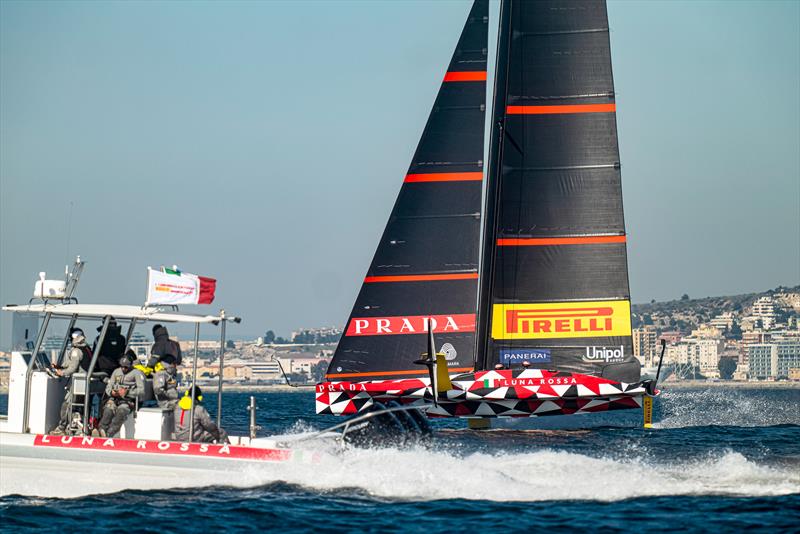 Luna Rossa Prada Pirelli - LEQ12 - Day 33 - February 23, 2023 - Cagliari - photo © Ivo Rovira / America's Cup