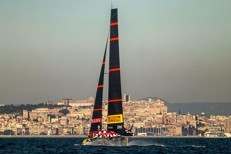 Luna Rossa Prada Pirelli -  LEQ12 - Day 33 - February 23, 2023 - Cagliari photo copyright Ivo Rovira / America'sCup taken at Circolo della Vela Sicilia and featuring the AC40 class