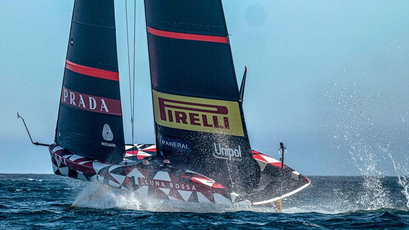 Luna Rossa Prada Pirelli -  LEQ12 - Day 33 - February 23, 2023 - Cagliari photo copyright Ivo Rovira / America'sCup taken at Circolo della Vela Sicilia and featuring the AC40 class