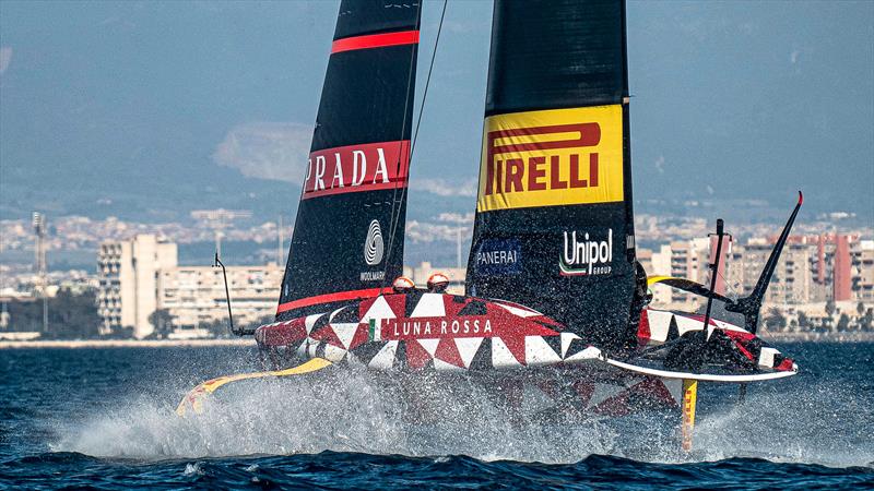 Luna Rossa Prada Pirelli - LEQ12 - Day 33 - February 23, 2023 - Cagliari - photo © Ivo Rovira / America's Cup