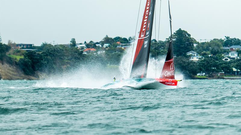 Emirates Team New Zealand  -  LEQ12 - Day 20 - February 24, 2023 - Waitemata Harbour, Auckland NZ - photo © Adam Mustill / America's Cup