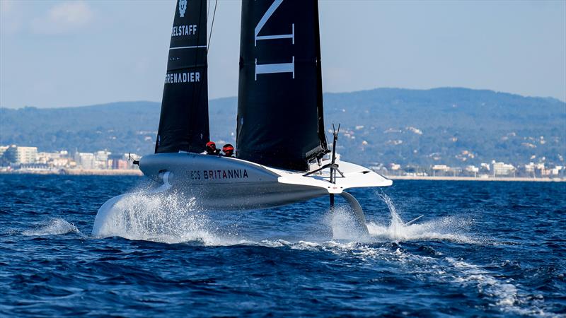 Athena AC40-2 - INEOS Britannia - AC40 - Day 4 -  February 17, 2023 photo copyright Ugo Fonolla / America's Cup taken at Royal Yacht Squadron and featuring the AC40 class