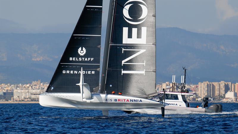 Athena AC40-2 - INEOS Britannia - AC40 - Day 4 -  February 17, 2023 - photo © Ugo Fonolla / America's Cup