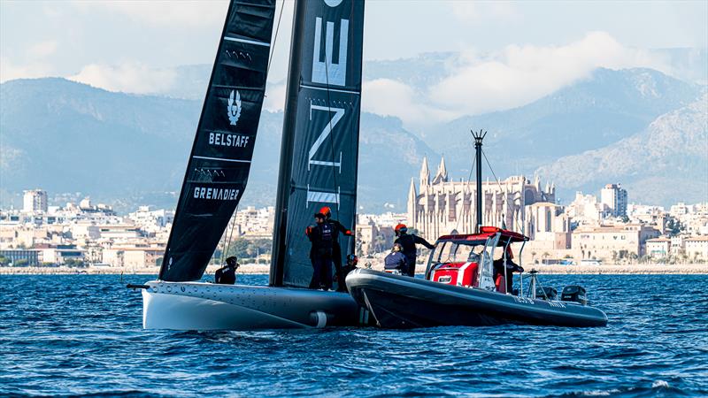 Athena AC40-2 - INEOS Britannia - AC40 - Day 4 -  February 17, 2023 photo copyright Ugo Fonolla / America's Cup taken at Royal Yacht Squadron and featuring the AC40 class