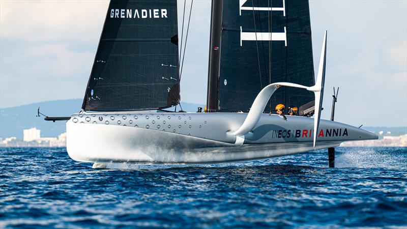 Athena - AC40-2 - INEOS Britannia - AC40 - Day 3 -  February 16, 2023 - photo © Ugo Fonolla / America's Cup