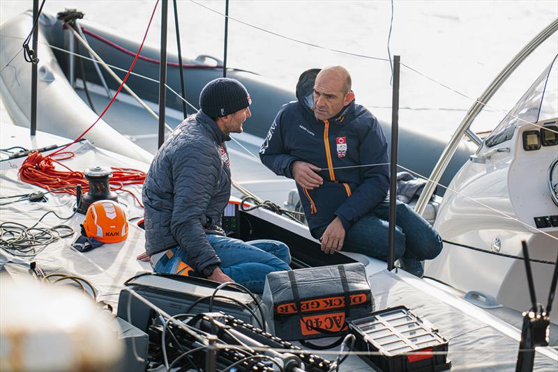 Athena - AC40-2 - INEOS Britannia - AC40 - Day 2 -  February 15, 2023 photo copyright Ugo Fonolla / America's Cup taken at Royal Yacht Squadron and featuring the AC40 class