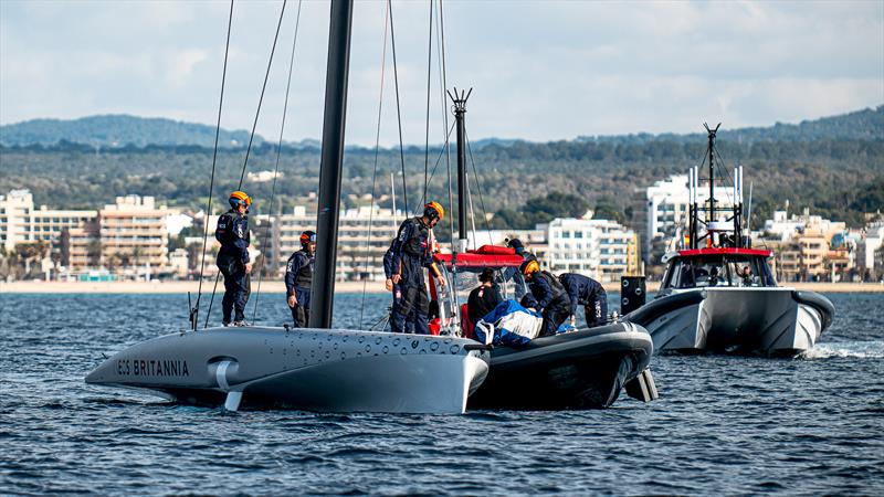 Athena - AC40-2 - INEOS Britannia - AC40 - Day 2 -  February 15, 2023 - photo © Ugo Fonolla / America's Cup