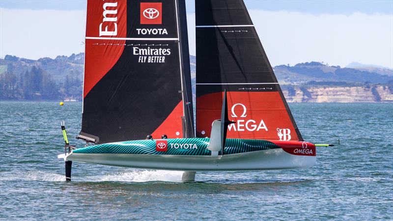 Emirates Team New Zealand  -  LEQ12 and AC40 - Day 22 - February 28, 2023 - Waitemata Harbour, Auckland NZ - photo © Richard Gladwell - Sail-World.com/nz