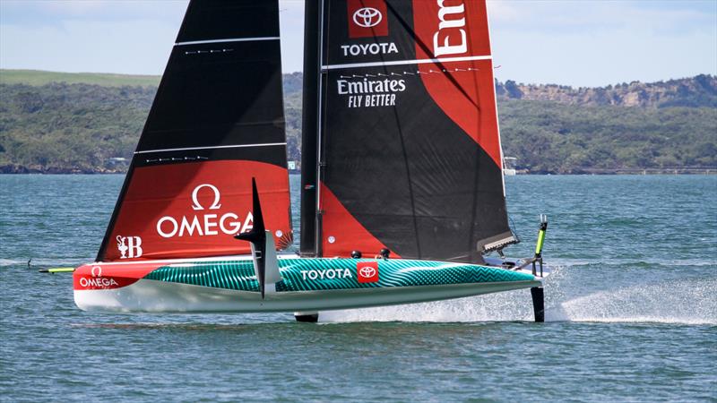 Emirates Team New Zealand  -  LEQ12  - Day 22 - February 28, 2023 - Waitemata Harbour, Auckland NZ - photo © Richard Gladwell - Sail-World.com/nz