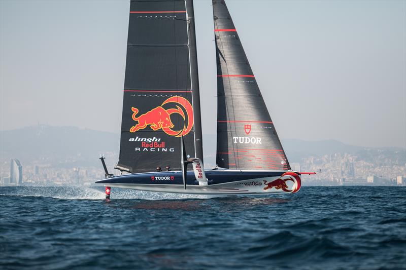  AC40 - Alinghi Red Bull Racing - March 3, 2023 - Barcelona - Day 6 - photo © Alex Carabi / America's Cup