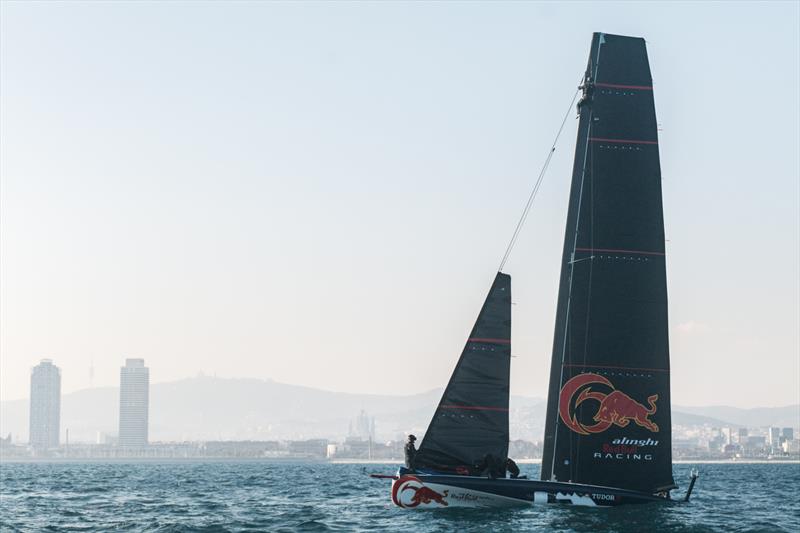  AC40 - Alinghi Red Bull Racing - March 3, 2023 - Barcelona - Day 6 - photo © Alex Carabi / America's Cup