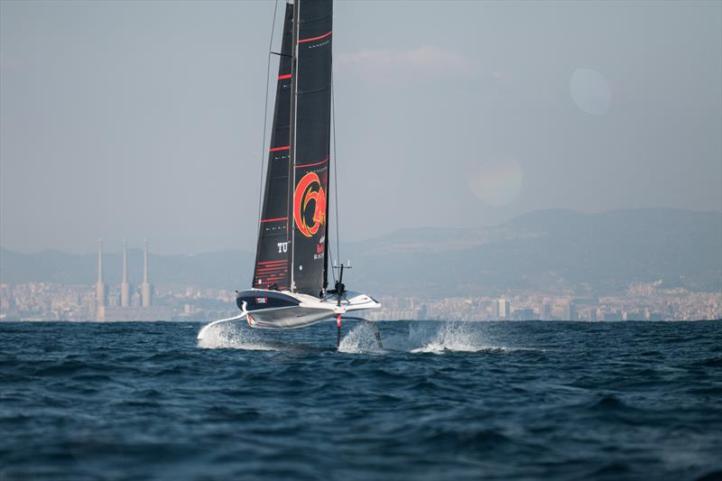  AC40 - Alinghi Red Bull Racing - March 3, 2023 - Barcelona - Day 6 - photo © Alex Carabi / America's Cup