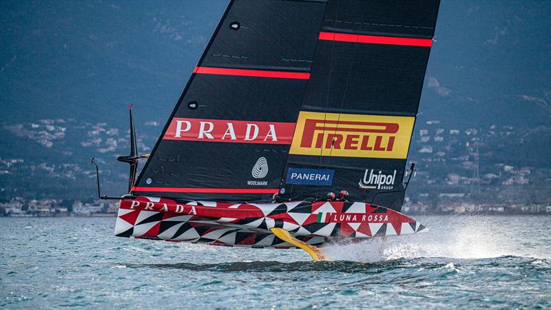 Luna Rossa Prada Pirelli -  LEQ12 - Day 37 - March 4, 2023 - Cagliari photo copyright Ivo Rovira / America's Cup taken at Circolo della Vela Sicilia and featuring the AC40 class