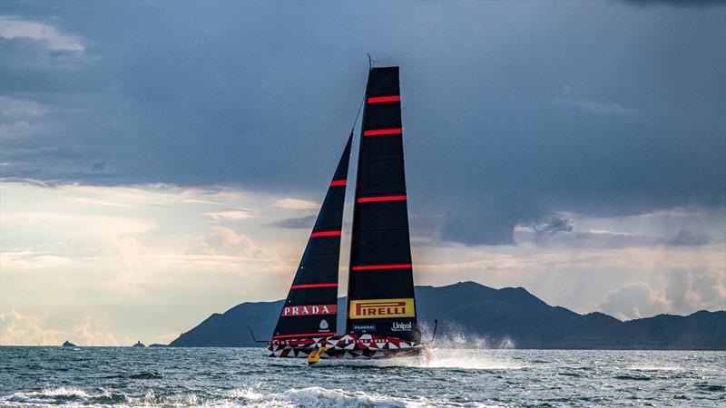 Luna Rossa Prada Pirelli -  LEQ12 - Day 37 - March 4, 2023 - Cagliari photo copyright Ivo Rovira / America's Cup taken at Circolo della Vela Sicilia and featuring the AC40 class