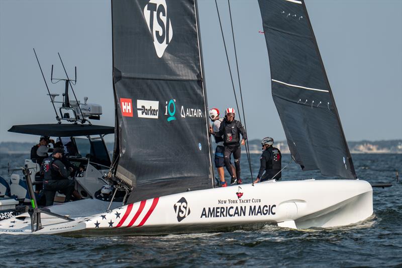  American Magic - AC40 - Day 4 -  March 8, 2023 - photo © Paul Todd/America's Cup