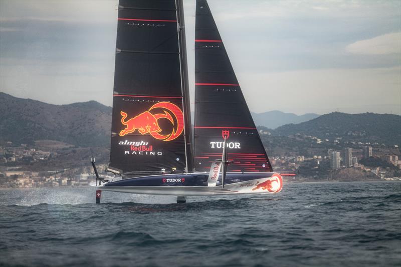  AC40 - Alinghi Red Bull Racing - March 8, 2023 - Barcelona - Day 7 photo copyright Alex Carabi / America's Cup taken at Société Nautique de Genève and featuring the AC40 class