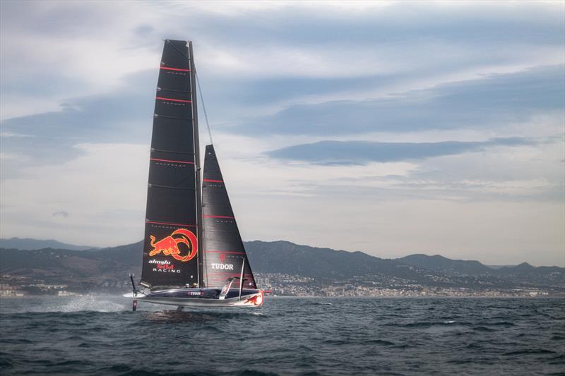  AC40 - Alinghi Red Bull Racing - March 8, 2023 - Barcelona - Day 7 photo copyright Alex Carabi / America's Cup taken at Société Nautique de Genève and featuring the AC40 class