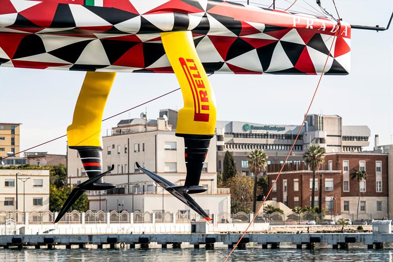 Luna Rossa Prada Pirelli -  LEQ12 - Day 38 - March 9, 2023 - Cagliari photo copyright Ivo Rovira / America's Cup taken at Circolo della Vela Sicilia and featuring the AC40 class