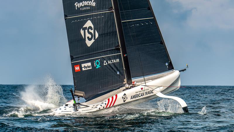 American Magic - AC40 - Day 5 - March 9, 2023 - photo © Paul Todd/America's Cup