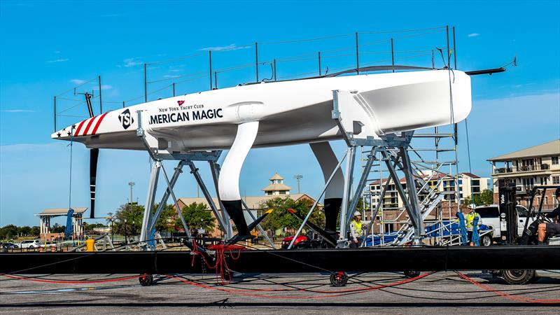 American Magic - AC40 - Day 6 -  March 13, 2023 - photo © Paul Todd/America's Cup