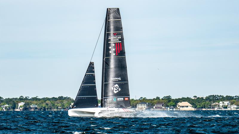 American Magic - AC40 - Day 6 -  March 13, 2023 - photo © Paul Todd/America's Cup