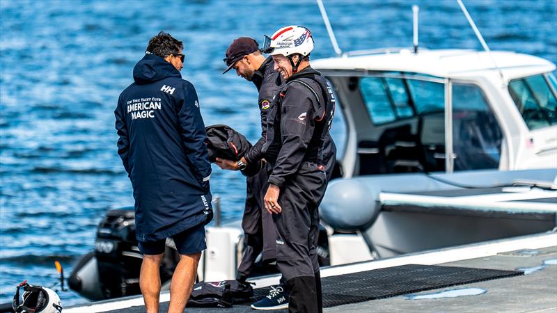 American Magic - AC40 - Day 6 -  March 13, 2023 photo copyright Paul Todd/America's Cup taken at New York Yacht Club and featuring the AC40 class