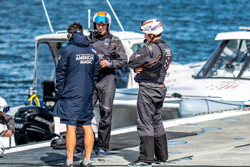 American Magic - AC40 - Day 6 -  March 13, 2023 photo copyright Paul Todd/America's Cup taken at New York Yacht Club and featuring the AC40 class