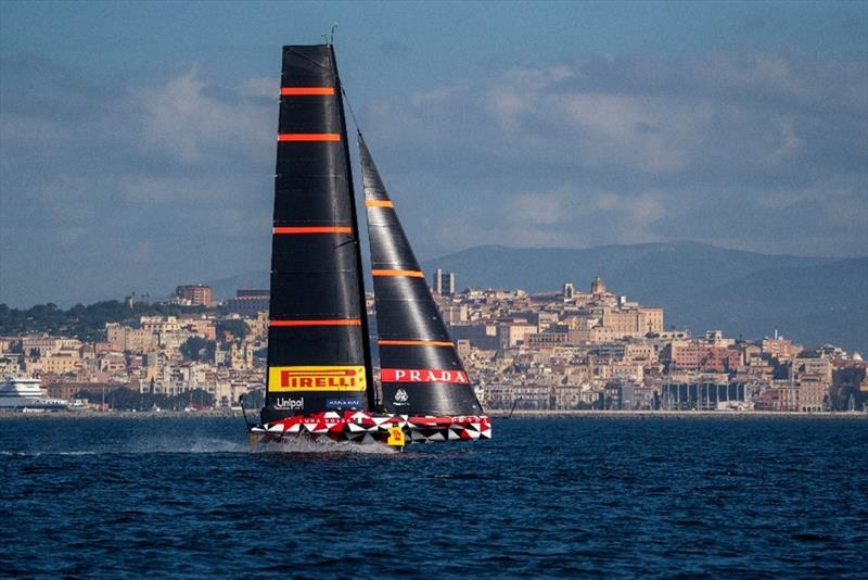 WIIT, together with Luna Rossa Prada Pirelli, competes for the 37th America's Cup as a Cloud and Cyber Security Partner photo copyright Simona Porcino taken at  and featuring the AC40 class